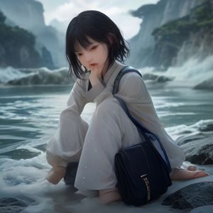 列娜·陈，跨境财务与生活服务编辑，在家庭书房内查看手机汇款APP与电脑屏幕上的汇率走势图，展现跨境财务专题内容创作的专业工作场景